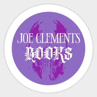 Joe Clements Books Logo Purple Sticker